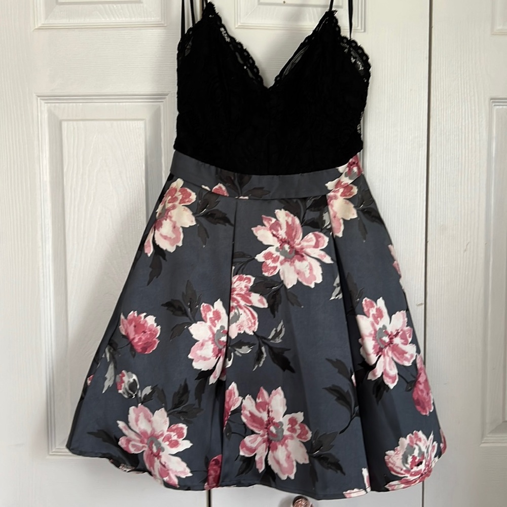 B.Darlin Floral Homecoming Dress